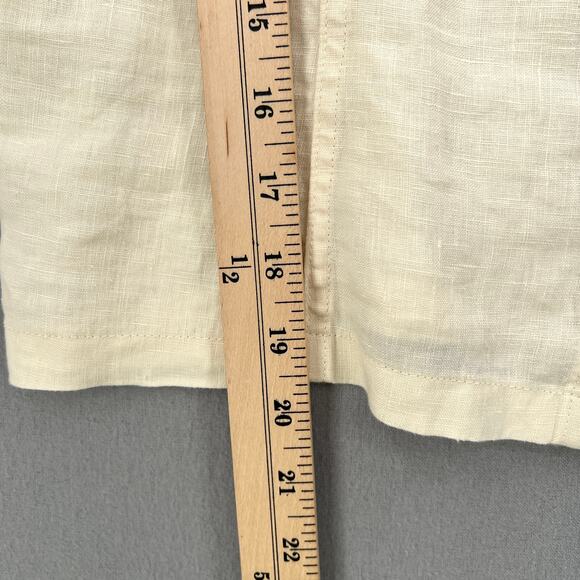 EVERLANE The Linen Picnic Top Womens 2 Cream Button Front Spaghetti Strap NEW - Picture 11 of 11